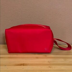 Red Burberry Cosmetics Bag NWOT